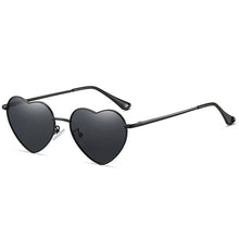 Load image into Gallery viewer, Metal Heart Shaped Sunglasses Candy Color Gradient Sun
