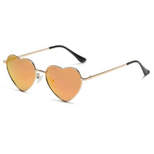 Load image into Gallery viewer, Metal Heart Shaped Sunglasses Candy Color Gradient Sun