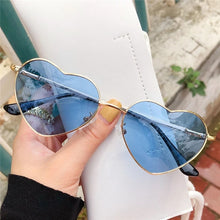 Load image into Gallery viewer, Metal Heart Shaped Sunglasses Candy Color Gradient Sun