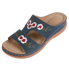Load image into Gallery viewer, New Retro Summer Sandals Flowers Flat Sandals Ladies Casual