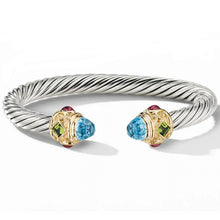 Load image into Gallery viewer, New Ultra Luxury Fashion Twists Stainless Steel Bangles