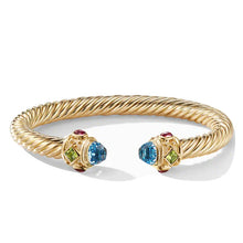 Load image into Gallery viewer, New Ultra Luxury Fashion Twists Stainless Steel Bangles