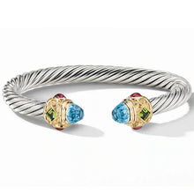Load image into Gallery viewer, New Ultra Luxury Fashion Twists Stainless Steel Bangles