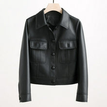 Load image into Gallery viewer, Leather Jacket Spring Autumn  Bomber Jacket