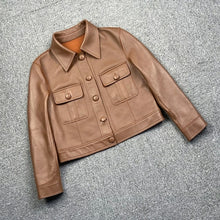 Load image into Gallery viewer, Leather Jacket Spring Autumn  Bomber Jacket