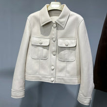 Load image into Gallery viewer, Leather Jacket Spring Autumn  Bomber Jacket