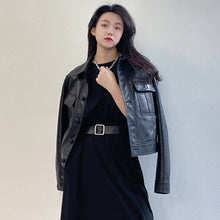 Load image into Gallery viewer, Leather Jacket Spring Autumn  Bomber Jacket