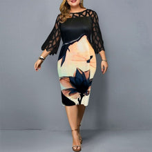 Load image into Gallery viewer, Lace Dress Elegant Mesh