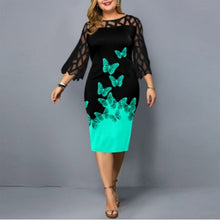 Load image into Gallery viewer, Lace Dress Elegant Mesh