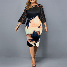 Load image into Gallery viewer, Lace Dress Elegant Mesh