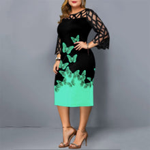 Load image into Gallery viewer, Lace Dress Elegant Mesh