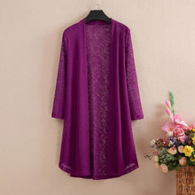 Load image into Gallery viewer, Long Cardigan Solid Color