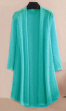 Load image into Gallery viewer, Long Cardigan Solid Color