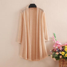 Load image into Gallery viewer, Long Cardigan Solid Color