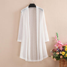 Load image into Gallery viewer, Long Cardigan Solid Color