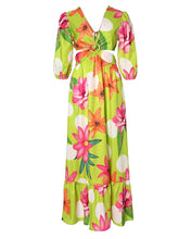 Load image into Gallery viewer, Long Sleeved Cutout V Neck Twist Summer Elegant Tie