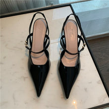 Load image into Gallery viewer, Spring Women Shoes Sling back Sandals Thin Low Heel Pointed