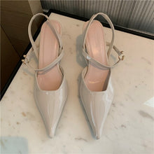 Load image into Gallery viewer, Spring Women Shoes Sling back Sandals Thin Low Heel Pointed