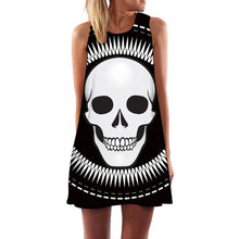 Load image into Gallery viewer, Round Neck Loose Sleeveless Vintage Dress