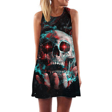 Load image into Gallery viewer, Round Neck Loose Sleeveless Vintage Dress