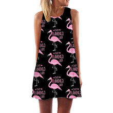 Load image into Gallery viewer, Round Neck Loose Sleeveless Vintage Dress