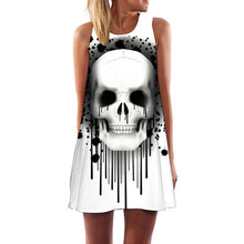 Load image into Gallery viewer, Round Neck Loose Sleeveless Vintage Dress