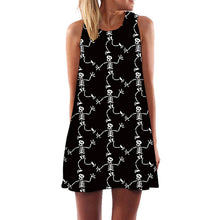Load image into Gallery viewer, Round Neck Loose Sleeveless Vintage Dress