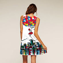 Load image into Gallery viewer, Round Neck Loose Sleeveless Vintage Dress