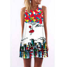 Load image into Gallery viewer, Round Neck Loose Sleeveless Vintage Dress