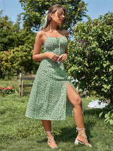 Load image into Gallery viewer, Sling Dress Sleeveless Floral Pastoral
