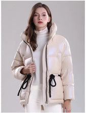 Load image into Gallery viewer, Fashion Pink Duck Down Women Jacket