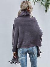 Load image into Gallery viewer, Fur Collar Shawls and Wraps Cardigan Sweater