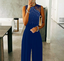 Load image into Gallery viewer, Playsuit Wide Leg Romper Casual Loose Solid
