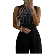 Load image into Gallery viewer, Playsuit Wide Leg Romper Casual Loose Solid