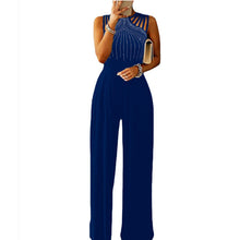 Load image into Gallery viewer, Playsuit Wide Leg Romper Casual Loose Solid