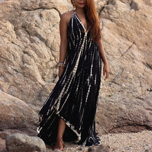 Load image into Gallery viewer, Sexy Sleeveless Necktie Maxi Dress Backless