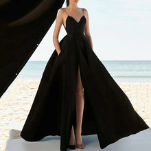 Load image into Gallery viewer, sexy V neck dress