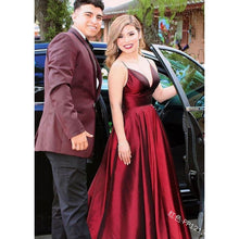 Load image into Gallery viewer, sexy V neck dress