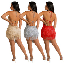 Load image into Gallery viewer, Fringe Sequin Romper