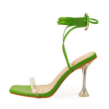 Load image into Gallery viewer, Ankle Strappy Transparent Sandals