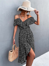 Load image into Gallery viewer, Deep V Neck Elegant Long Maxi Floral