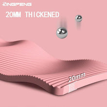 Load image into Gallery viewer, 20MM Thick Non slip Yoga Mat High density Sports Fitness Mat Home - Sophornlilly