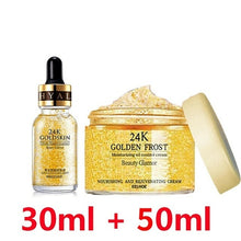 Load image into Gallery viewer, 24K Gold Face Serum Set Hyaluronic Acid Acne Serum Moisturizer Essence