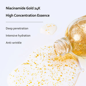 24k Gold Niacinamide Face Essence Moisturizing Anti-aging&wrinkle