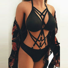 Load image into Gallery viewer, 25# Lingerie Sexy Bra Women Bandage Lace Bralette Bustier Crop Tops