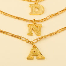 Load image into Gallery viewer, Capital Letters Anklet Gold plated 18k Environmentally