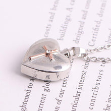 Load image into Gallery viewer, 2Styles Heart Cremation Urn Necklace For Ashes Urn Jewelry Memorial