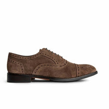 Load image into Gallery viewer, Ford Quarter Brogue Oxford Suede