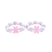 Load image into Gallery viewer, 2pcs Cute Flower Beads Bracelet For Baby Girls Adjustable Rope - Sophornlilly