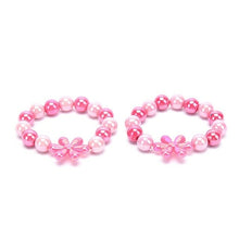 Load image into Gallery viewer, 2pcs Cute Flower Beads Bracelet For Baby Girls Adjustable Rope - Sophornlilly
